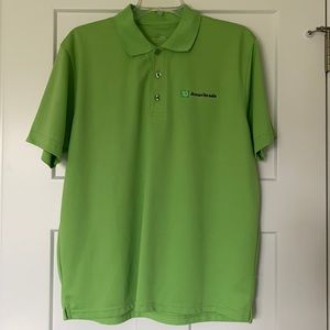 TD Ameritrade Golf Polo- Green Medium